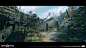 God of War 2018 Environment Art, Aaron Contreras : These are screenshots taken from ingame environments that I was in charge of for God of War. Some models and textures were created by other artists who will be credited in the images respectively. <br/