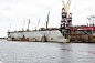 Shipyard industry, ship building,floating dry dock