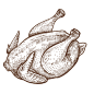 餐饮食物插画元素