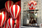 纽约LV热气球主题橱窗陈列