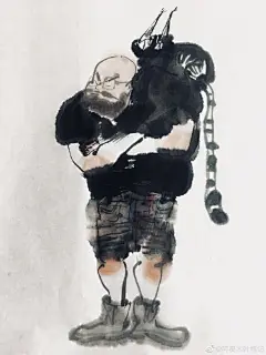 画了一些设定，最近的工作准备用水墨。宣纸，绘图纸，打算再试试绫绢，未来的样子是个未知数，比较期待。 ​​​​