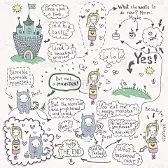 公主和怪物的漫画