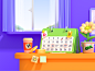calendar by REETIME on Dribbble