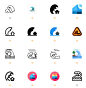 海啸<br/>寻图标<br/>icon.52112.com
