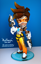 Mini Tracer : My fan art version of Tracer, character from the game Overwatch