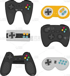 分离着色,公寓,操纵杆,白色背景,计算机,杯,电视机,技术,布置