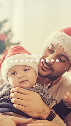 Warm Family Photo Template Simple Fashion Style Poster Instagram Story