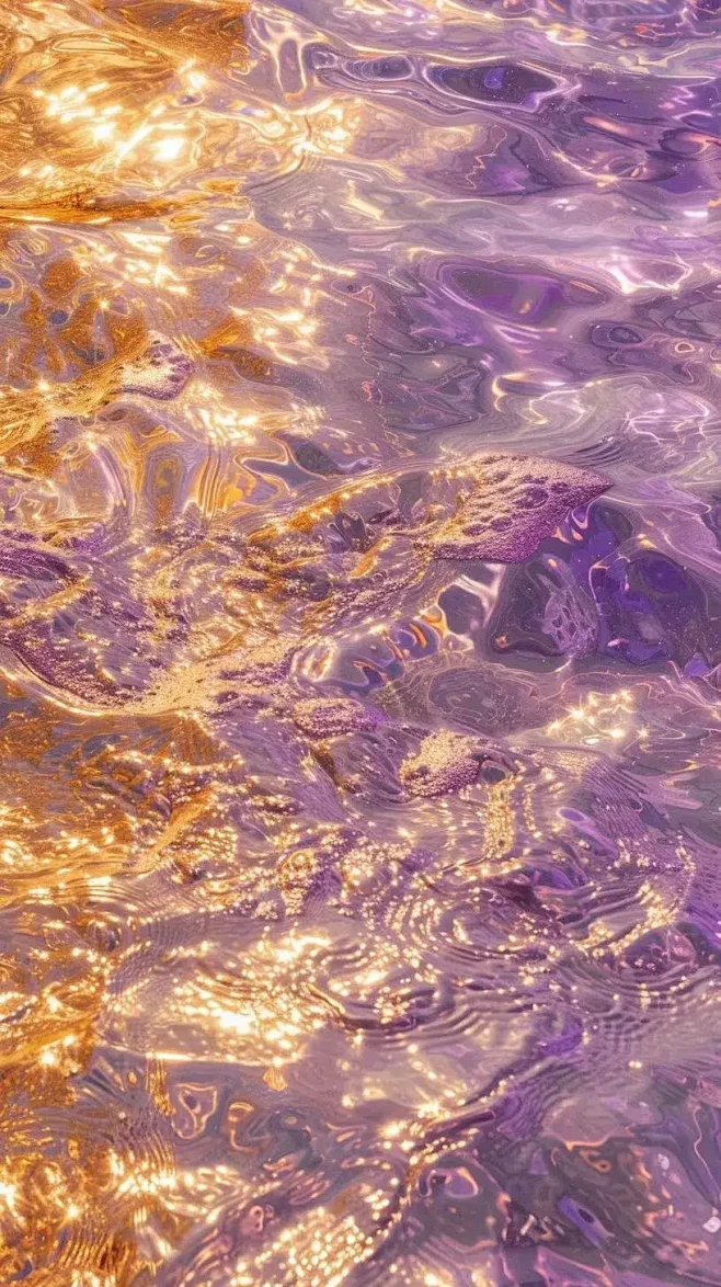 紫色系招财壁纸！金生水起！紫气东来！