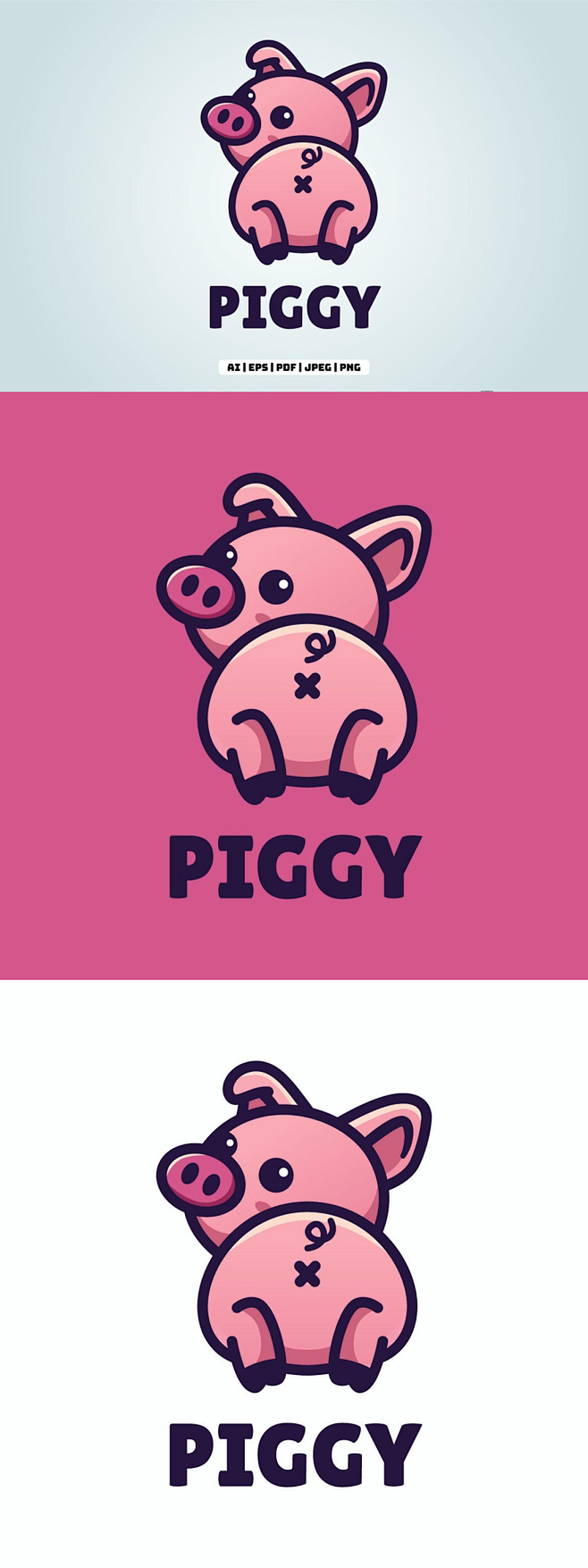小猪 Piggy 设计素材