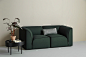 Flora带有花瓣轮廓的模块化沙发系
全球最好的设计，尽在普象网 pushthink.com列 ~