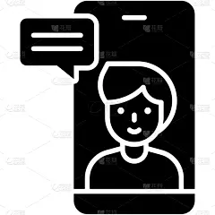 矢量,录像机,家庭,智能手机,互联网,垂直画幅,视频会议,技术,图像,无人