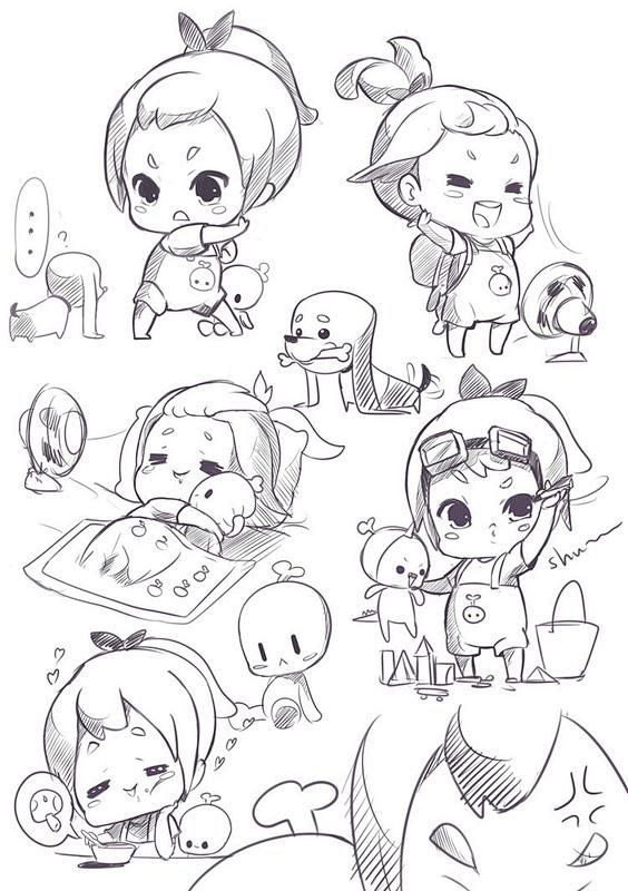 chibi sketch 1 by Fu...