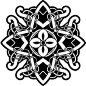 #绘画参考#凯尔特结 (Celtic Knot) 是源自苏格兰凯尔特人创造使用的一种线性连续交织成的图案花纹，我们在《指环王+霍比特人》的精灵矮人身上可以看到许多，非常富于装饰性美感。感兴趣的朋友可以通过许多途径找到更多此类纹样图案，也可以自行设计此类的图案。微盘下载：O网页链接