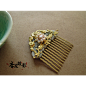 「杏花疏影」发簪头饰/汉服配饰 唐风黄铜多宝发梳 —景年知几时-淘宝网