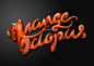 Orange Octopus (Octype) on Behance #字体设计#