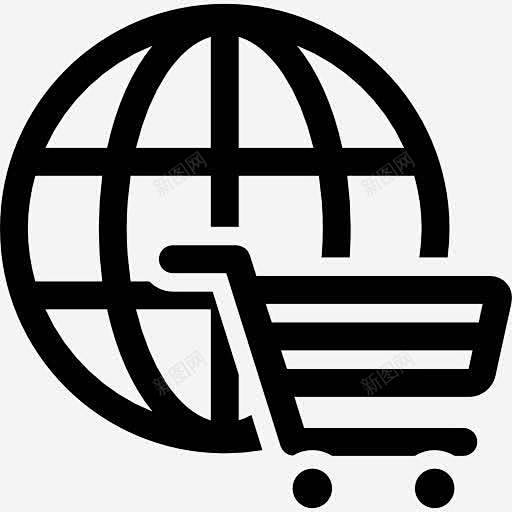 全球商务图标 平面电商 创意素材