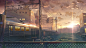 【風景】「临摹场景，夕阳下的街道（模写、夕日の下の街）」/「树夏」的插画 [pixiv] : この作品 「临摹场景，夕阳下的街道（模写、夕日の下の街）」 は 「風景」「背景」 等のタグがつけられた「树夏」さんのイラストです。 「第一次画场景，虽然是临摹的哈哈哈初めて絵画のシーンを試してみたが、それはただの模写だが...ハハハ」
