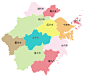 html5 svg浙江地图map省市地区代码_站长素材-跟版网