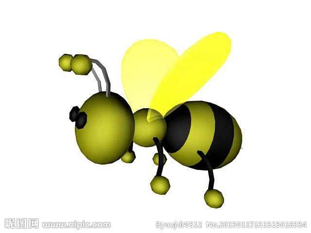 蜜蜂模型源文件
