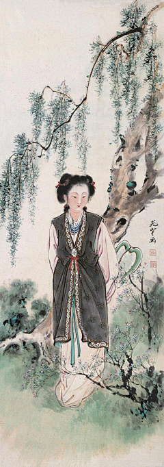 白云在海里游泳采集到仕女图