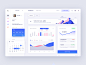 ️ Bank dashboard finance stats chart credit card ux ui account bank dashboard clean desktop figma