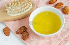 杏仁,香熏油,有机食品,护发素,碗,皮肤,白色,美发用品,木制,卸妆