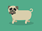 Pug Animation by Adam Lindfors 狗图标