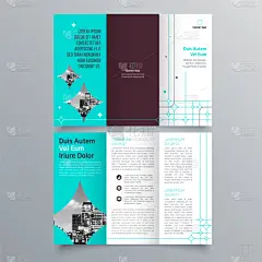 模板,小册子,创造力,时髦的,折叠的,商务,贺卡,几何形状,传单,泰国