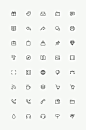 简约单线设计图标icons Vol3 