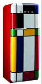 SMEG Collection Fab28, hommage à Mondrian: 