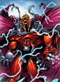 动漫人物插画：万磁王(Magneto):#采集大赛#