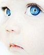 蓝宝石的眼睛，似乎能看穿一切的真善美~~