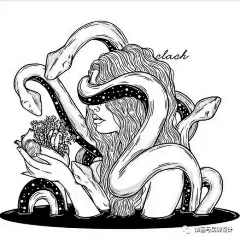 手绘丨黑白插画就是百看不厌，充满了无尽的想象