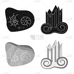 组物体,计算机图标,图画书,华丽的,希腊,古董,岩石,建筑,研究,工作