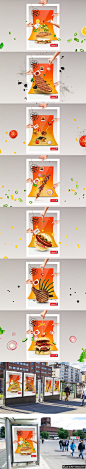 创意烧烤广告 时尚烧烤广告 创意食品广告 创意食品海报 时尚食品海报 汉堡包 热狗烧烤 - 设计欣赏 - 狼牙创意网 - 狼牙