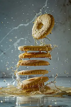 饼干广告美食点心拍摄