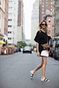 LOUISA nextstopfw | black white outfit fashion streetstyle minimal classic chic neutral: