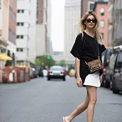 LOUISA nextstopfw | black white outfit fashion streetstyle minimal classic chic neutral: 