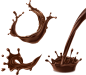 巧克力滴溅效果_PNG (1545×1344)