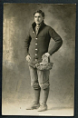 Unknown football player / unknown photographer  1910s