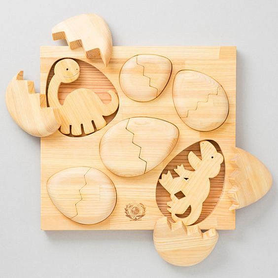 Wooden Baby Dinosaur...