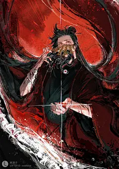 古风 诡异美 诡道异仙 手机壁纸 红色
