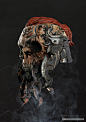 Viking Skull, Joern Zimmermann : Another conceptual skull out of a series of warrior skulls.