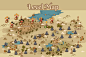 Fantasy Level Map Game Assets