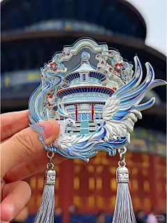 我服了！天坛冬款冰箱贴会触电？！ - 小红书