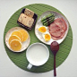15.4.7早餐记录：牛奶燕麦，蔓越莓饼干、火腿、芦笋、鸡蛋，橙子