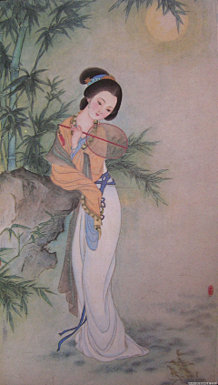 欣语嫣然采集到Painting-国画美女