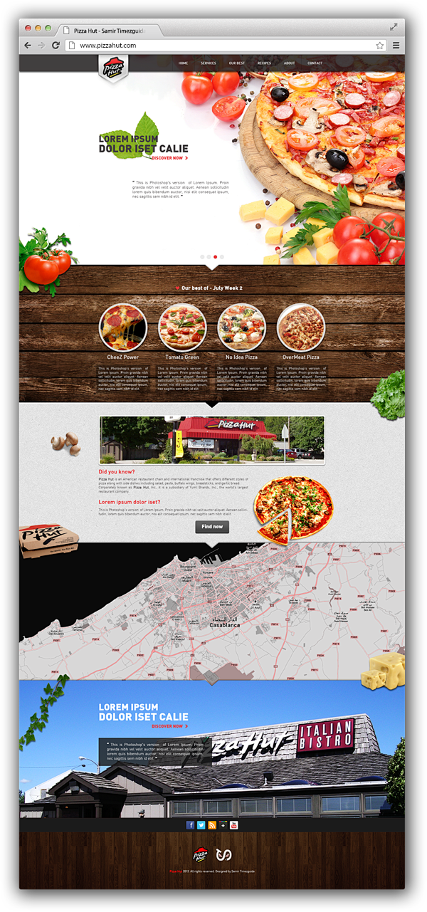 Pizza Hut Website Re...