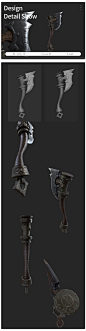 次世代写实PBR材质武器道具斧子斧头 古代武器斧头 长柄斧