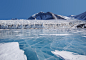 Fryxellsee, 南极洲, 蓝色冰, 湖, 山, 冰川, 水, 景观, 冰, 冷, 高峰, 景区